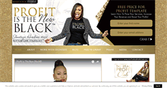 Desktop Screenshot of profitisthenewblack.com